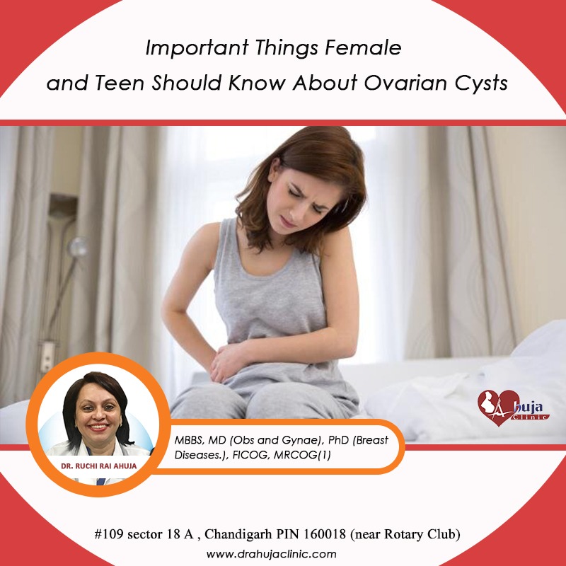 Important Things Female and Teen Should Know About Ovarian Cysts