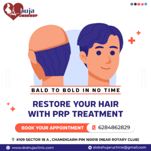 PRP Therapy for hair loss in Chandigarh