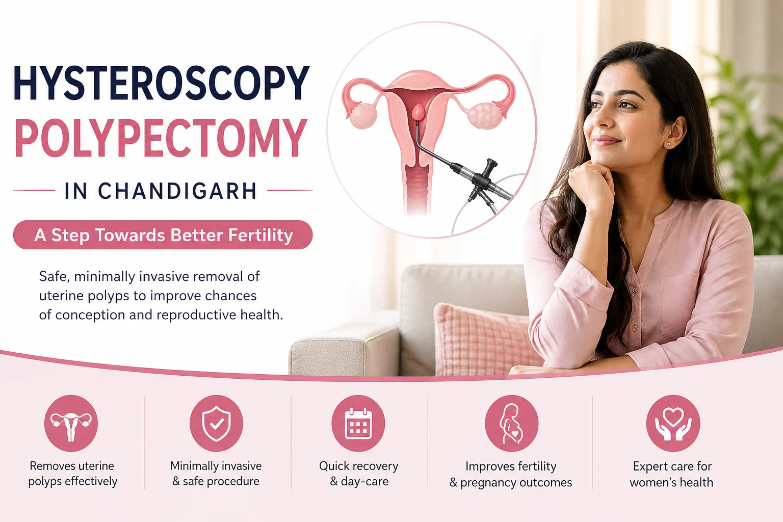 Hysteroscopy Polypectomy for Infertility in Chandigarh