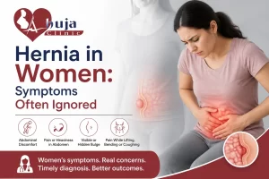 Hernia in Women: Symptoms Often Ignored