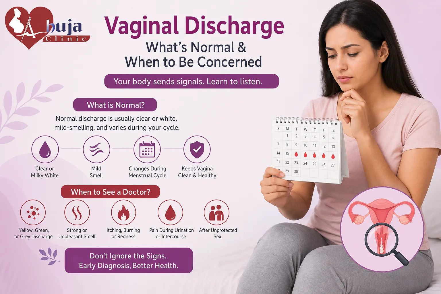 vaginal discharge is completely natural